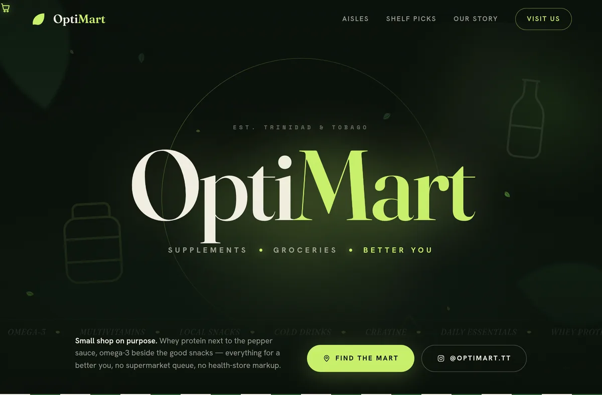 OptiMart — Health Store