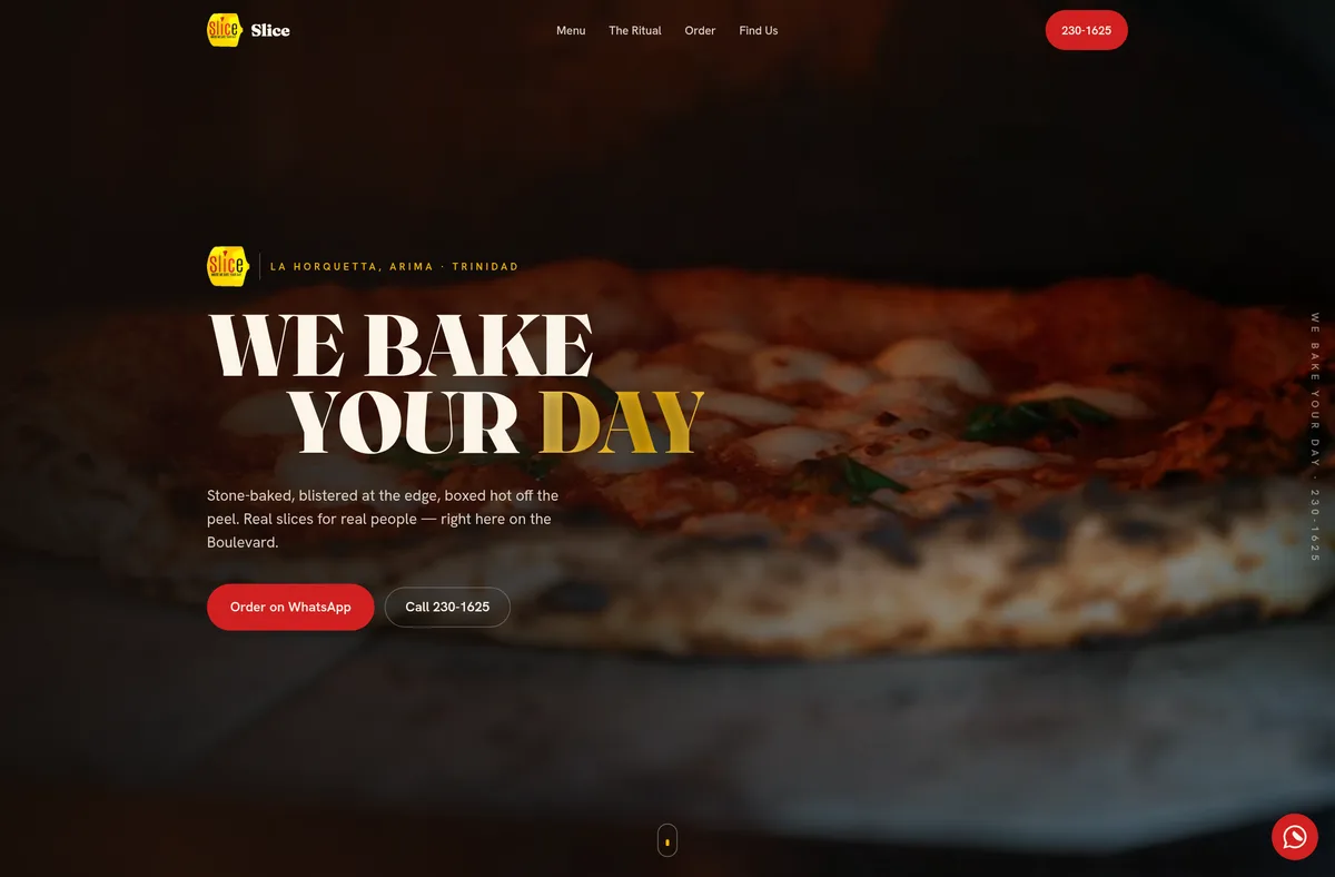 Slice Pizza & Cafe — Pizza